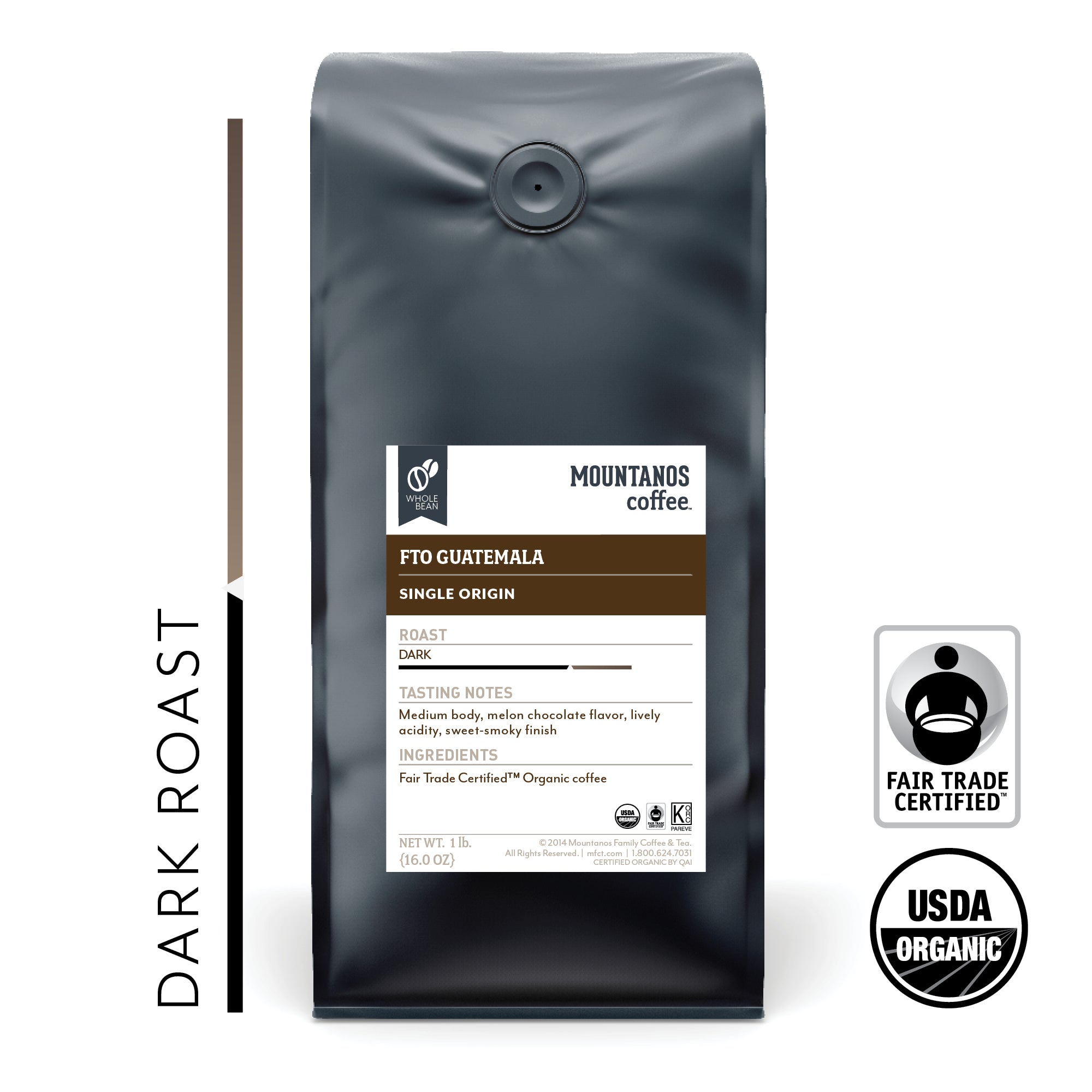 Fair Trade Organic Guatemala - DARK Roast