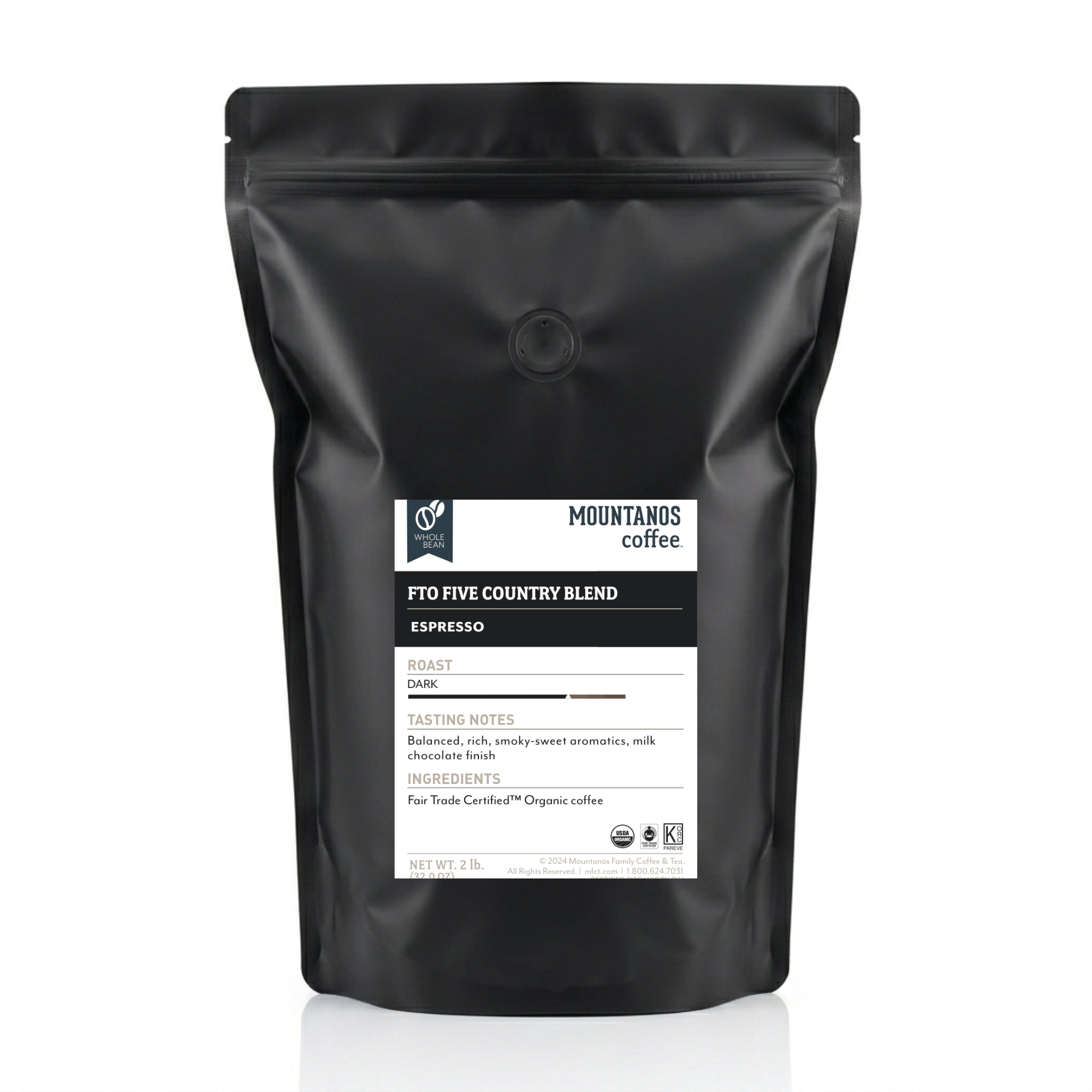 Fair Trade Organic Five Country Blend - Espresso