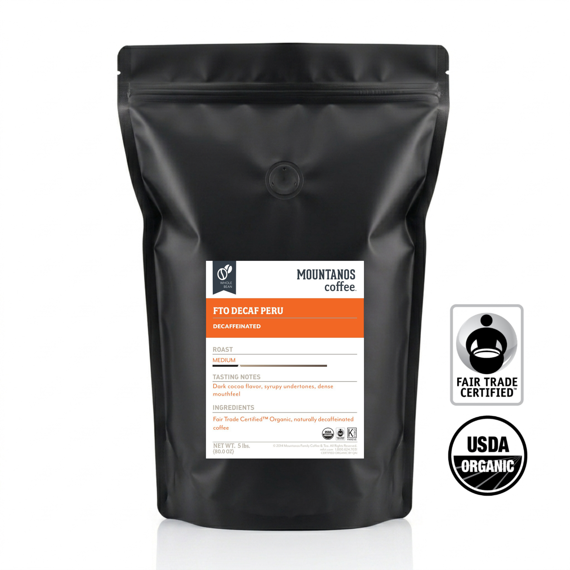 Fair Trade Organic Decaf Peru