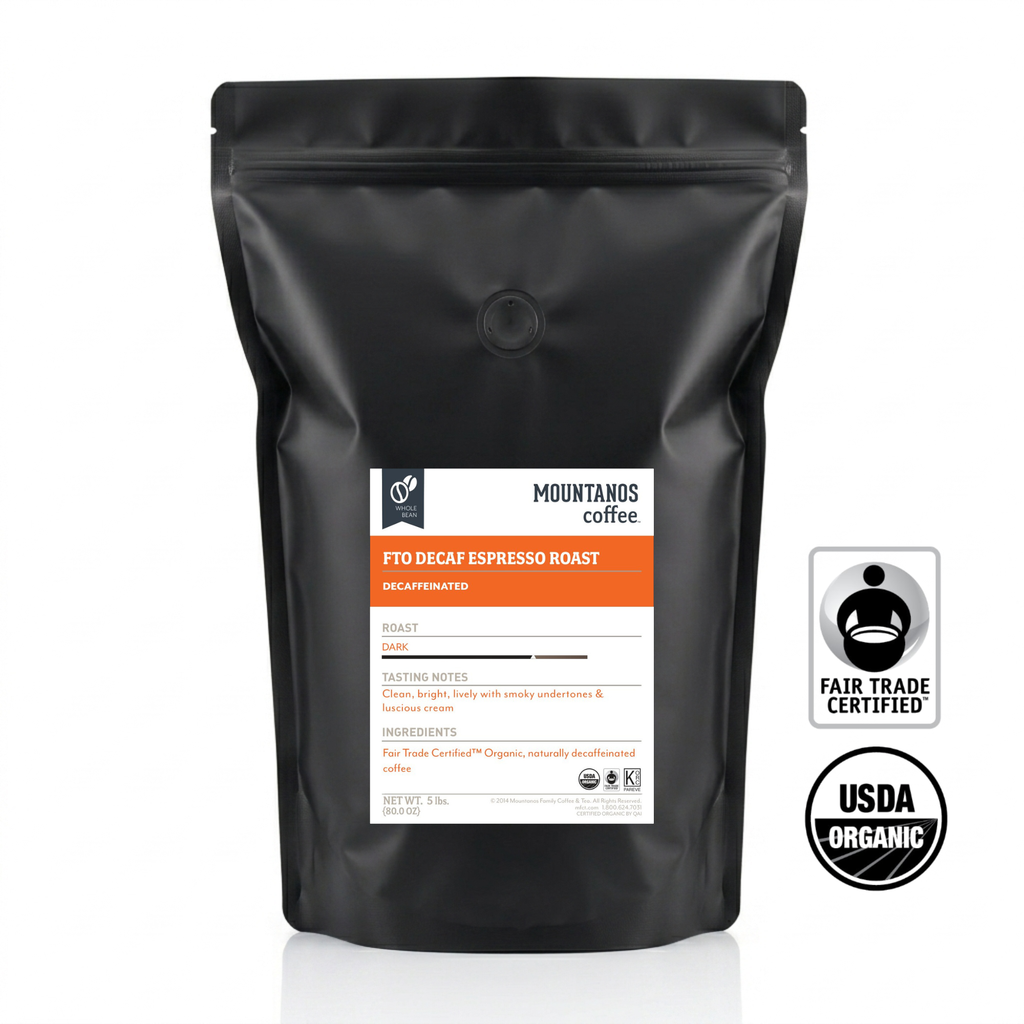 Fair Trade Organic Decaf Espresso Roast