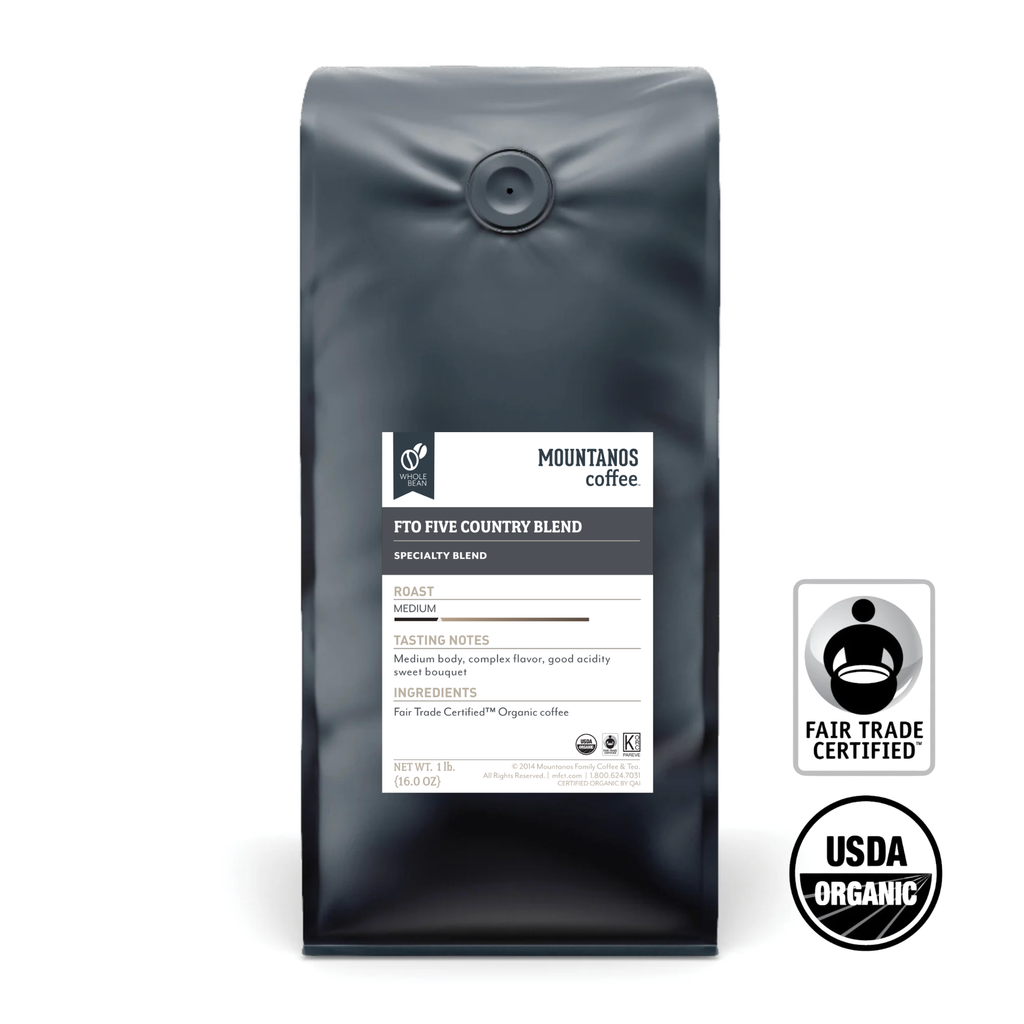 Fair Trade Organic Five Country Blend - Medium
