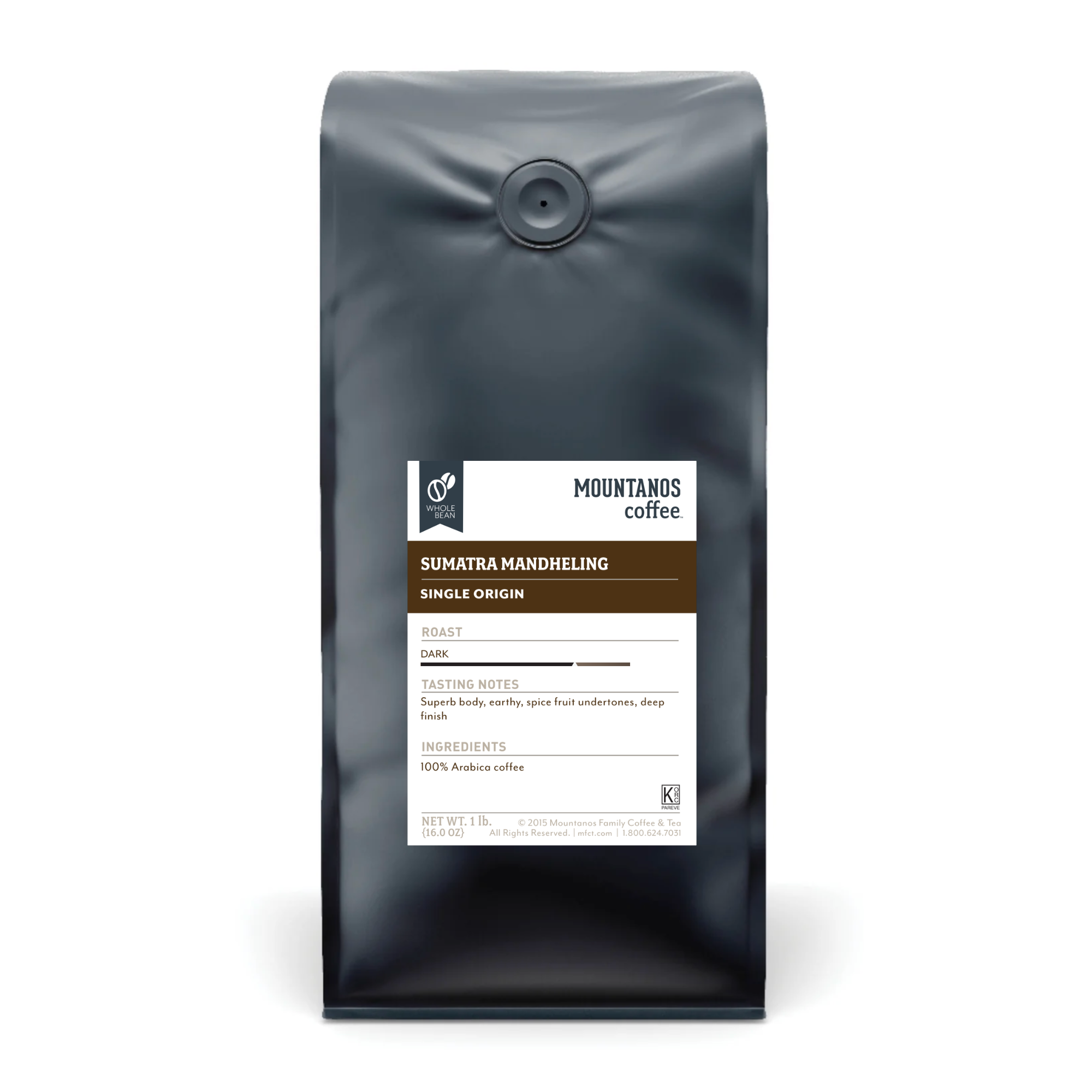 Sumatra Mandheling - Dark Roast