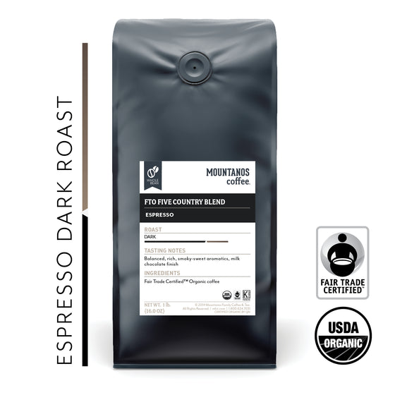 Fair Trade Organic Five Country Blend - Dark