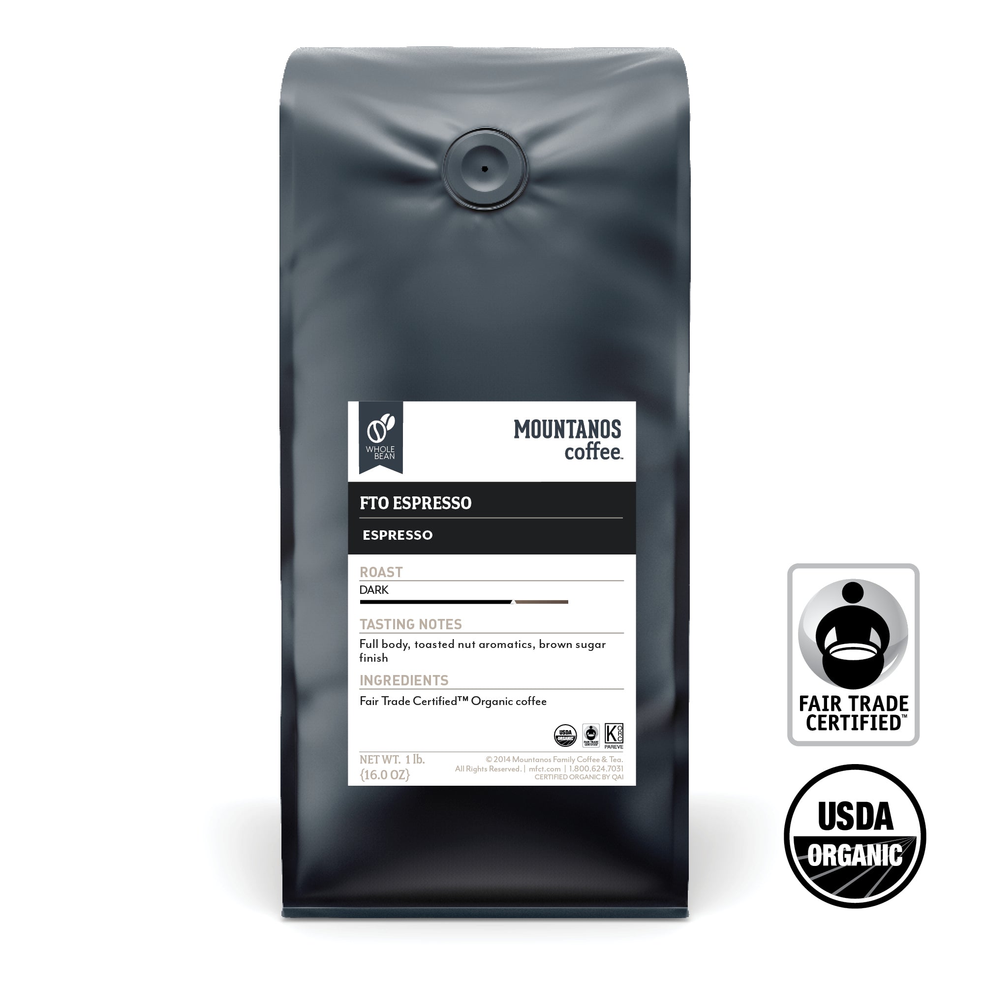 Fair Trade Organic Espresso Roast